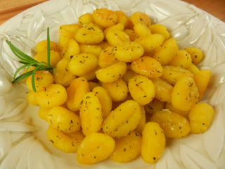 Super Bowl Recipe Month - Oven Roasted Gnocchi With Rosemary