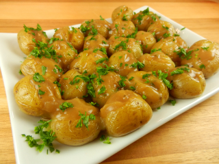 Foodball: Poutine Mini Potatoes
